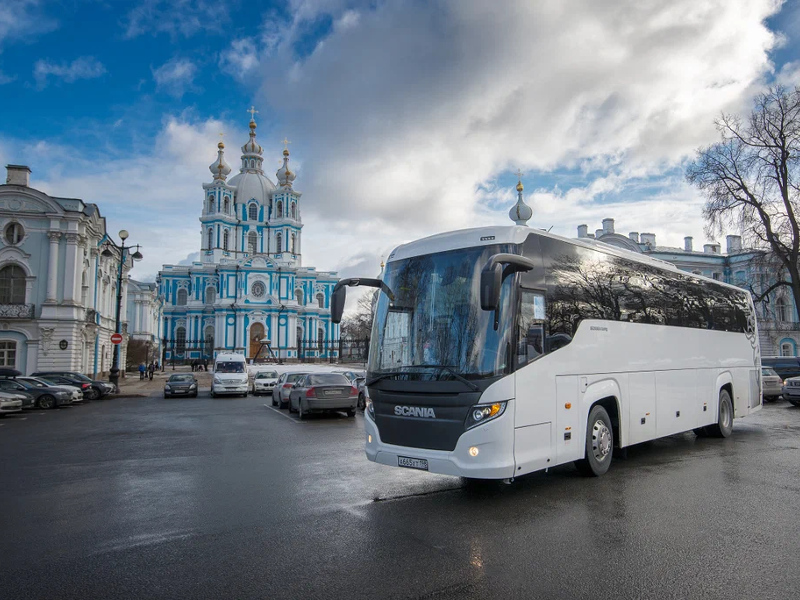Автобусом в Санкт-Петербург